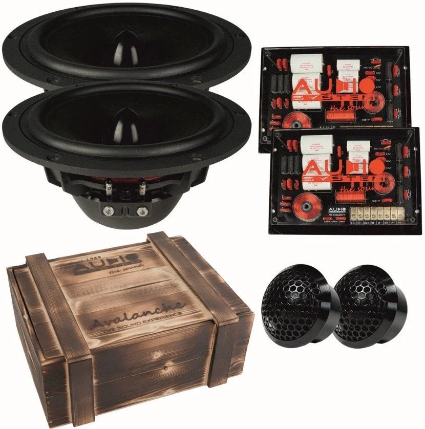 Audio System AVALANCHE 165-2 PASSIV (6.5'') 165-2 speakers, Auto diversen, Autospeakers, Ophalen of Verzenden, Gebruikt