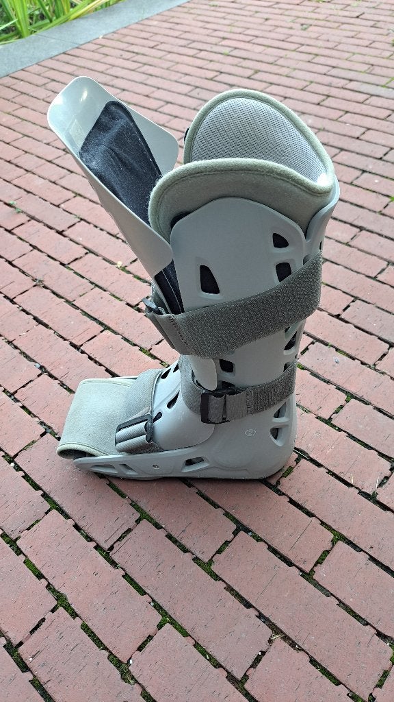 Loopgipslaars of walker, Ophalen, Gebruikt