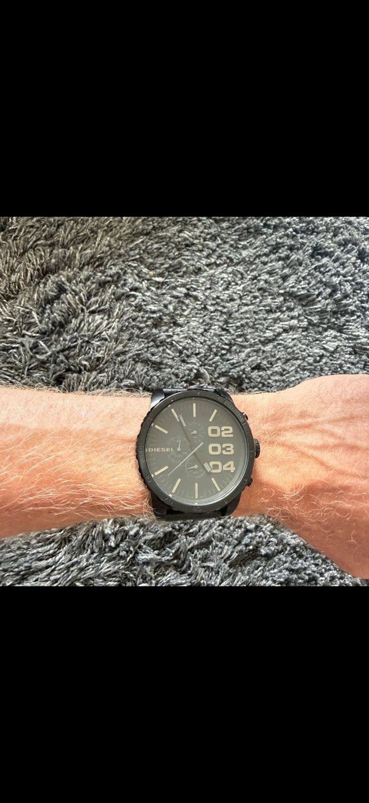 Diesel herenhorloge 3x gedragen!!! Nieuwstaat, Ophalen of Verzenden