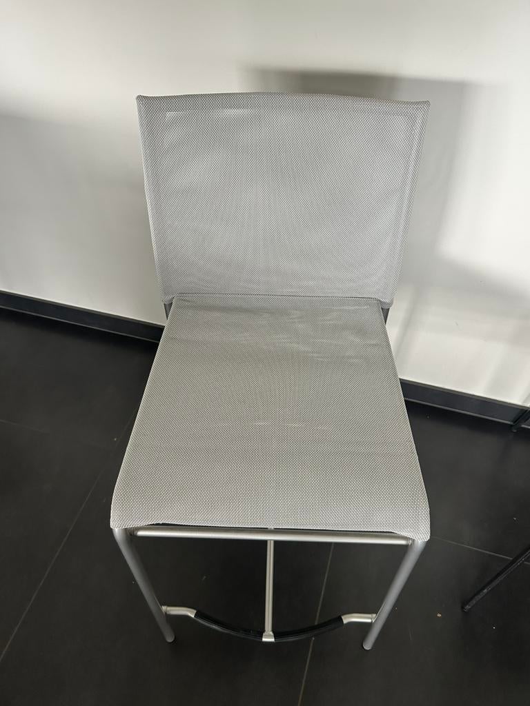 Lot de 4 tabourets de bar, Enlèvement, Utilisé, Gris, Quatre