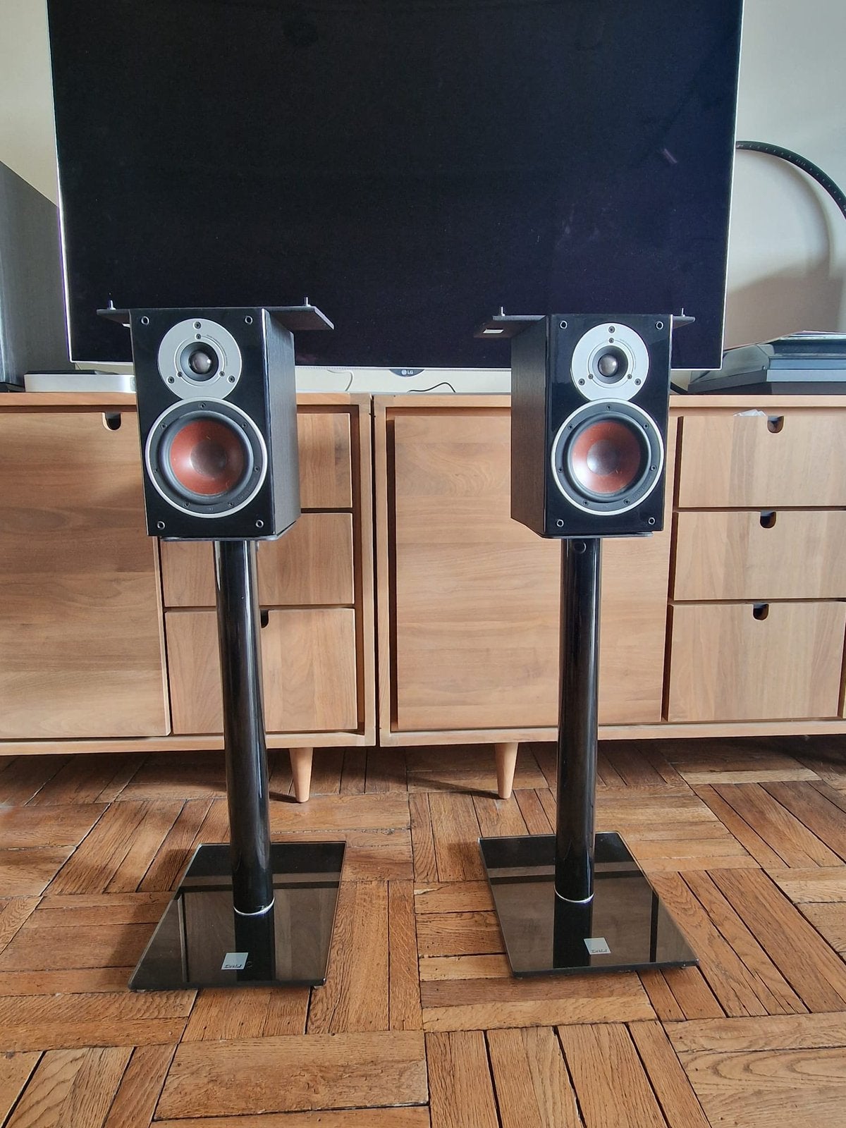 baffles avec pieds Dali Zensor 1 et ampli, TV, Hi-fi & Vidéo, Enlèvement, Utilisé, Dali