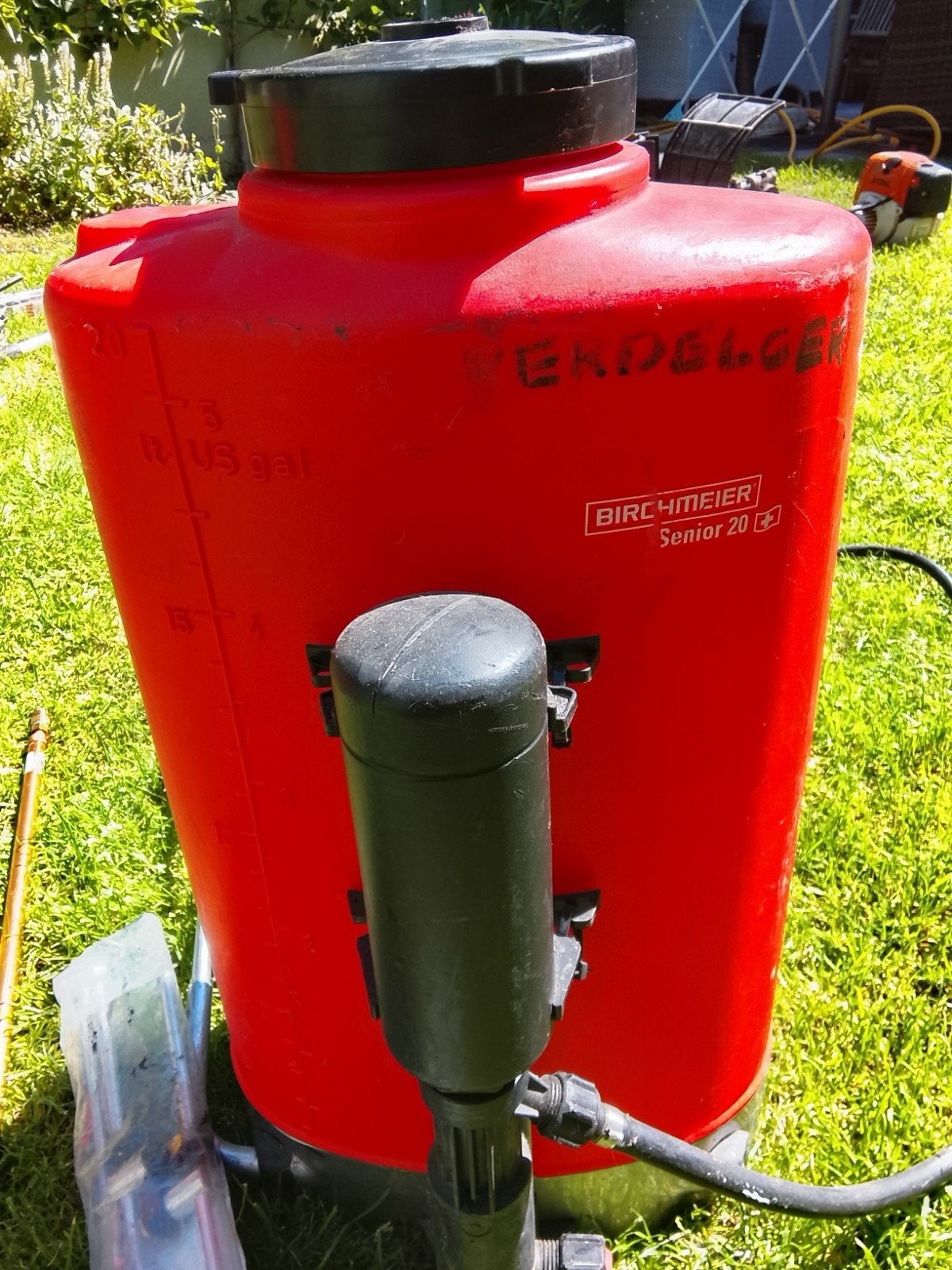 Birchmeier professionele rugsproeier 20l, Tuin en Terras, Ophalen, Zo goed als nieuw