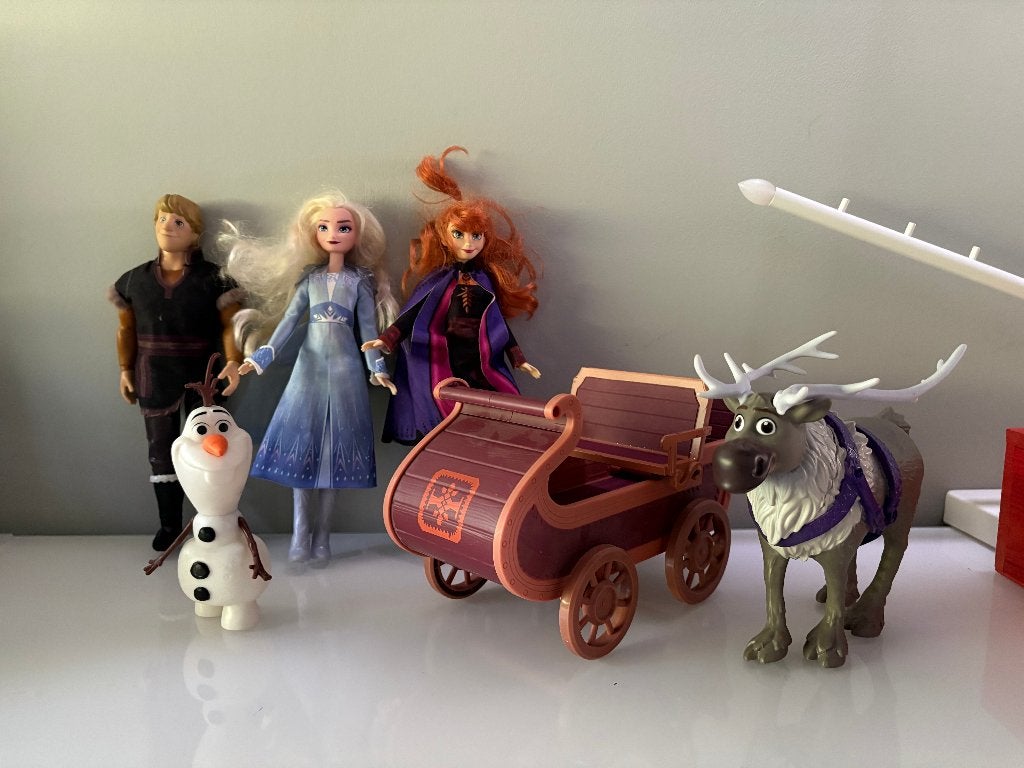 Hasbro Disney Frozen 2 Slee Avonturen Set, Verzamelen, Disney, Zo goed als nieuw, Beeldje of Figuurtje, Overige figuren, Ophalen