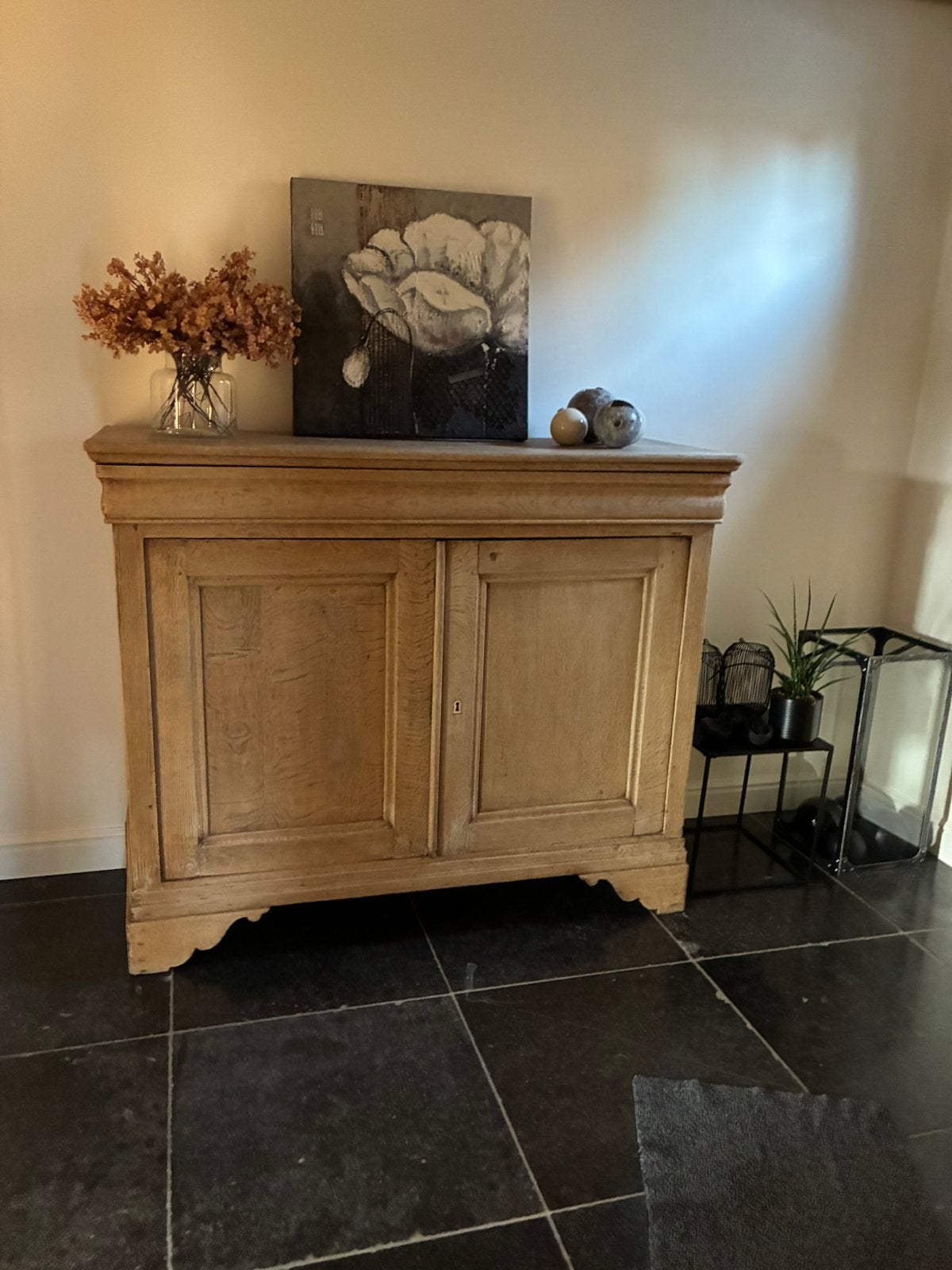 Dressoir kast in eik, Ophalen, Gebruikt, 100 tot 150 cm, Eikenhout
