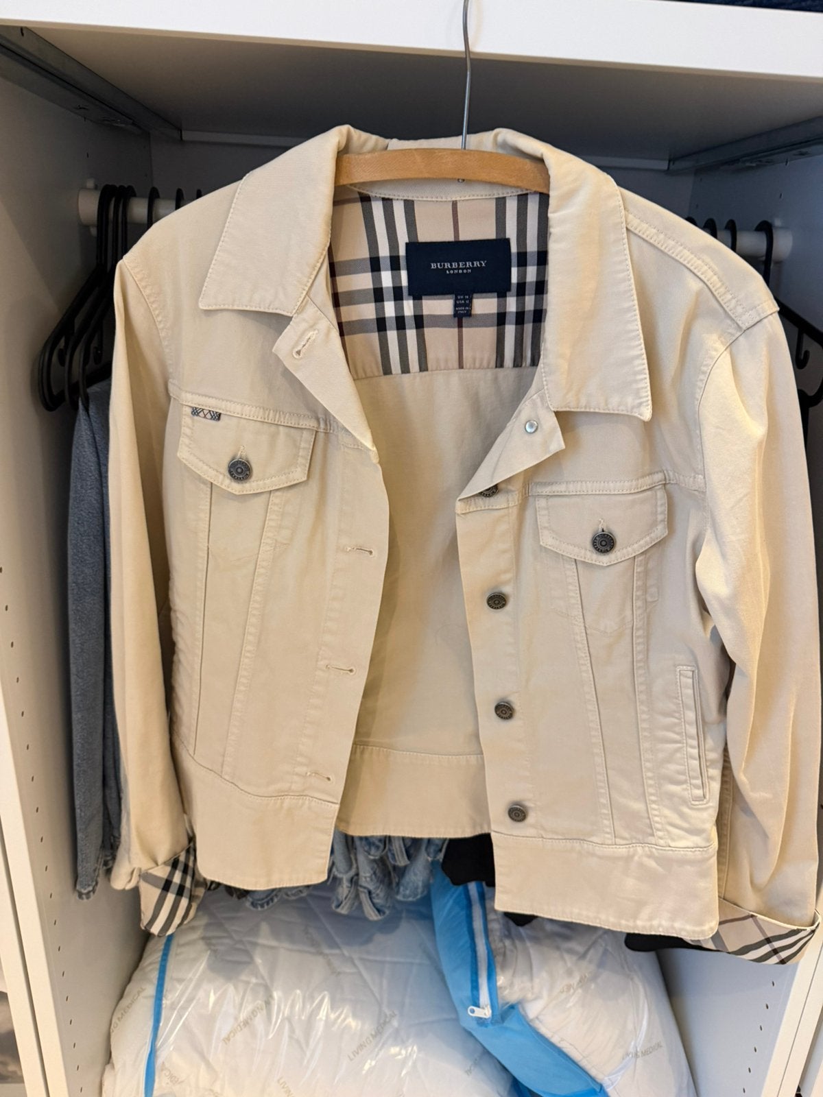 Burberry jeans vestje dames, Ophalen, Zo goed als nieuw