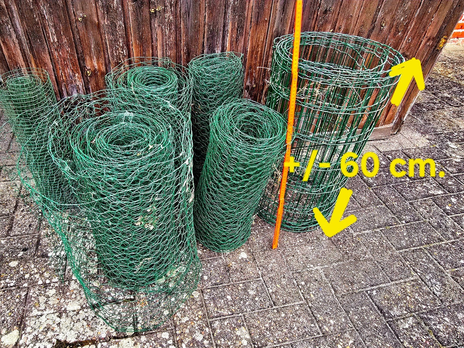 gaas, tuindraad, tuingaas 125 - 50 cm hoog, Ophalen, Zo goed als nieuw, Raster