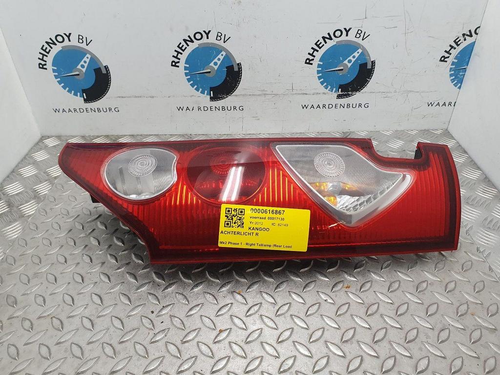 RENAULT KANGOO KANGOO 2 F61 ACHTERLICHT R 2012, Ophalen of Verzenden, Gebruikt, Stiba lid