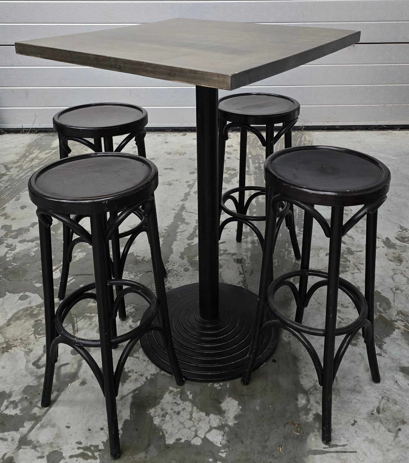 barkrukken hout 4 stuks, 4 tabourets, Enlèvement, Utilisé, Bois