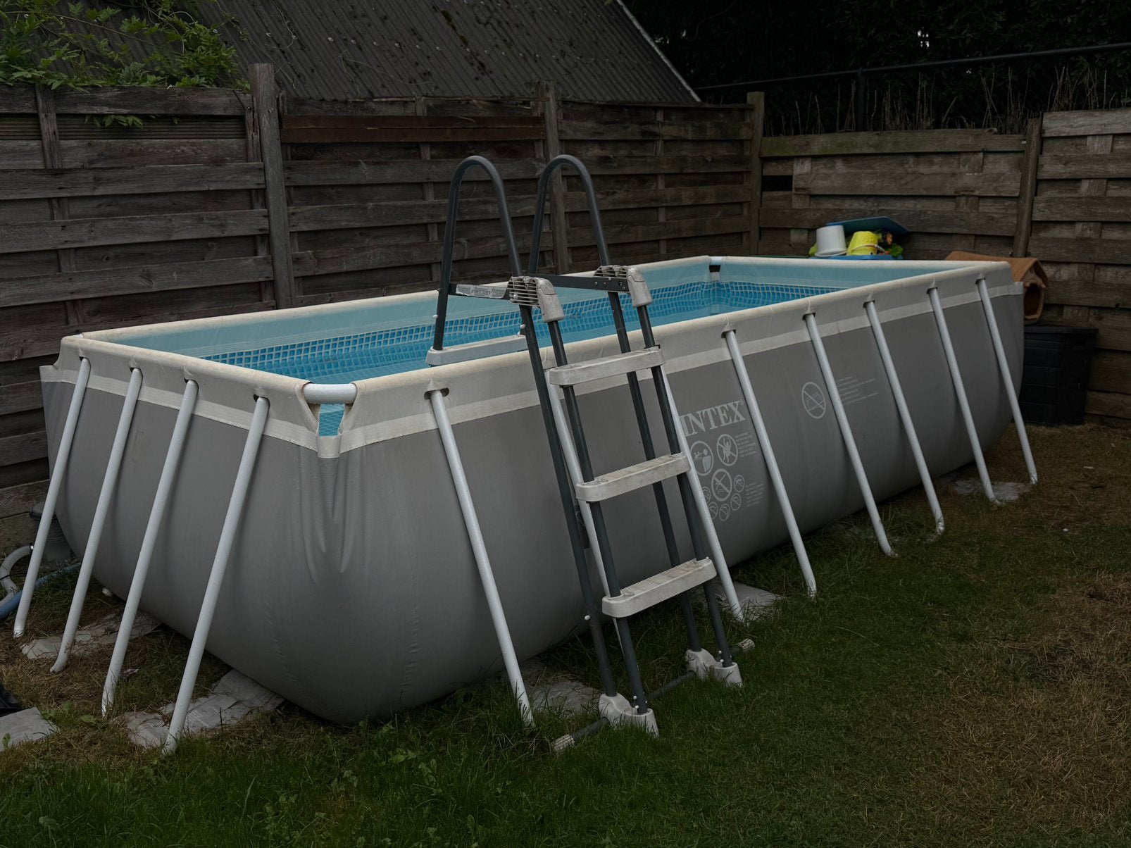 Intex prism frame 4m x 2m x 1m met toebehoren, Tuin en Terras, Ophalen, Zo goed als nieuw