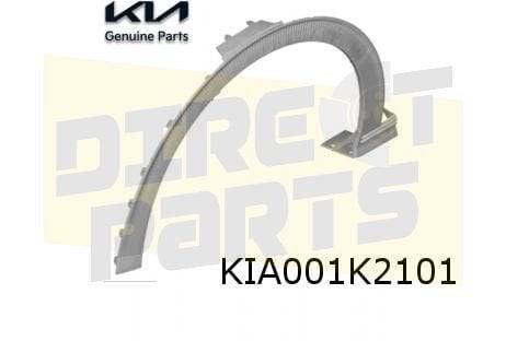 Kia EV6 wielkuiplijst voorscherm Links (glanszwart) Originee, Kia, -, Verzenden, -