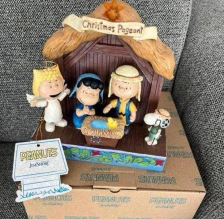 Kribbetje snoopy & friends peanuts by jim shore, Diversen, Kerst, Ophalen, Zo goed als nieuw