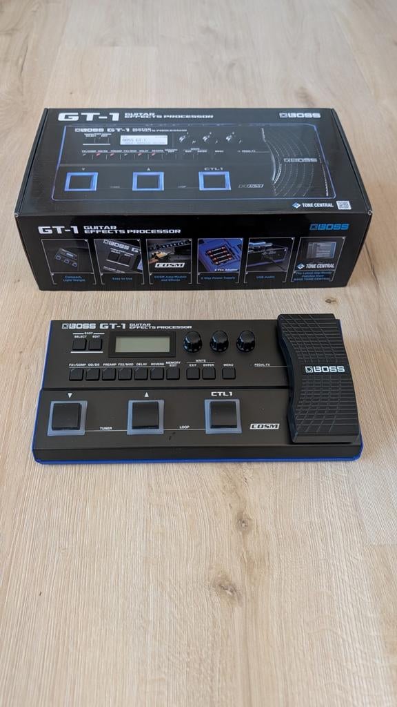 Boss GT 1 multi-effect gitaar in perfecte staat!, Muziek en Instrumenten, Effecten, Ophalen of Verzenden, Zo goed als nieuw, Delay of Echo