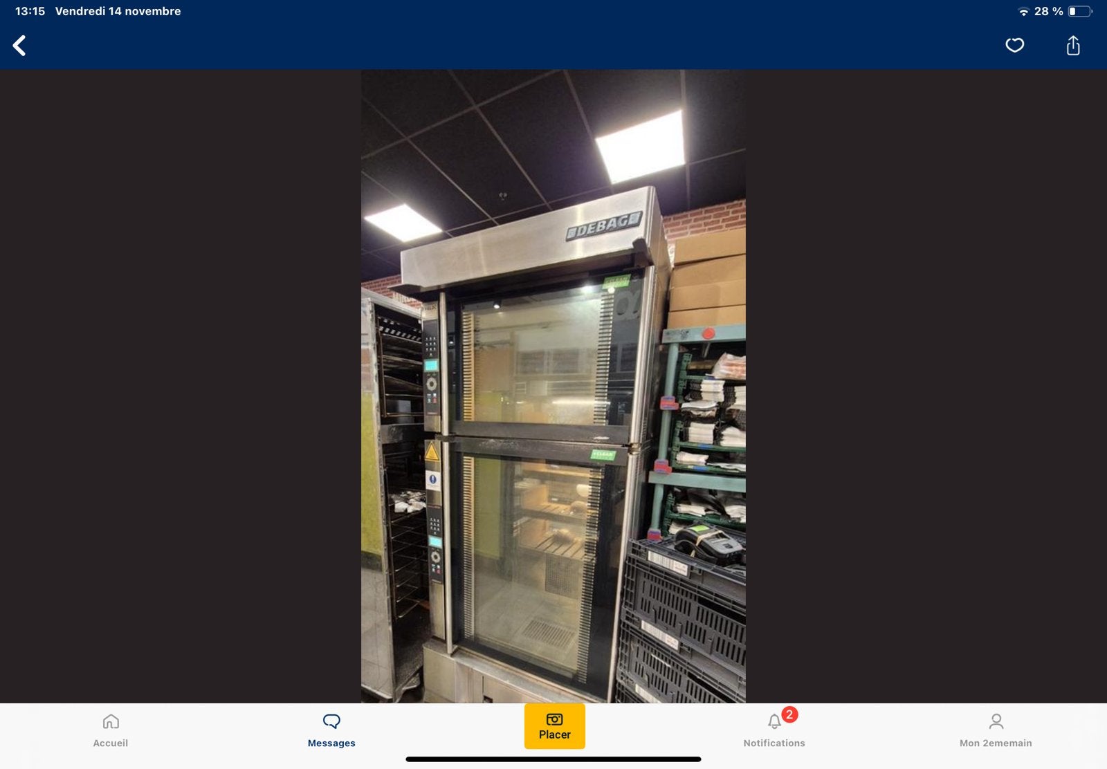 Four Professionel, Enlèvement, Boulangerie et Boucherie