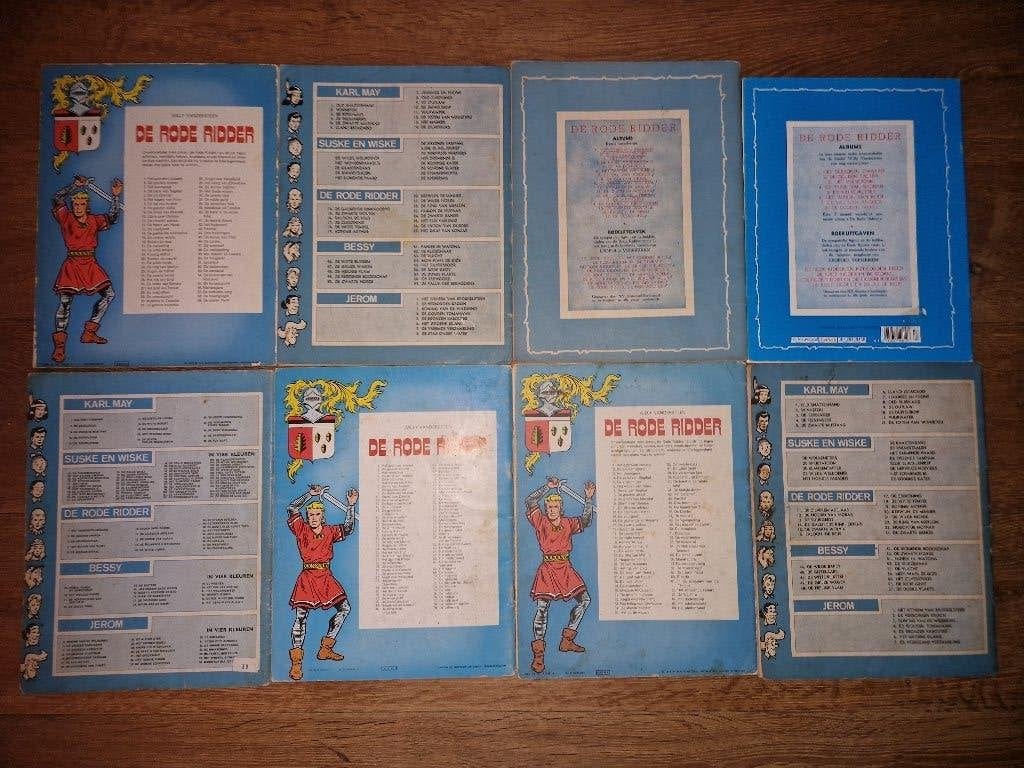 de rode ridder verschillende strips herdruks, Meerdere stripboeken, Ophalen of Verzenden, Gelezen, Willy Vandersteen