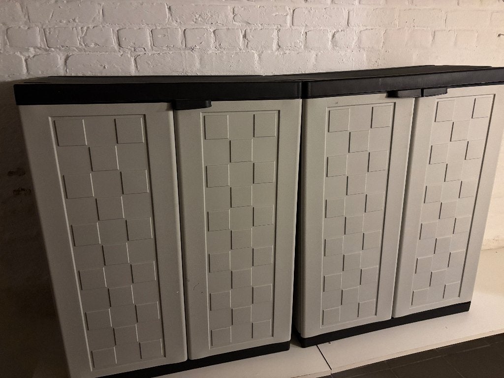Opbergkast in kunststof pvc, Ophalen, Gebruikt