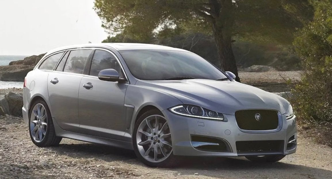 Jaguar XF Sportbreak 2.2D, Auto's, Automaat, Zwart, Bluetooth, 5 deurs