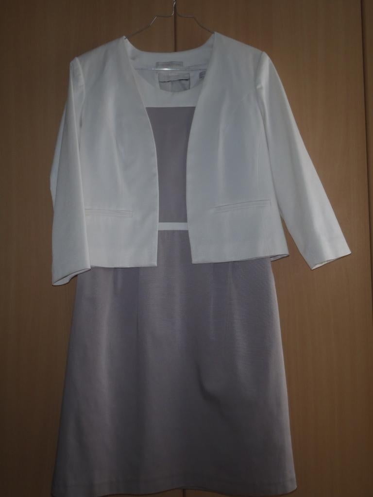 jurk maat 38 met zijn kleine jasje, Kleding | Dames, Ophalen of Verzenden, Zo goed als nieuw, Maat 38/40 (M), Overige kleuren
