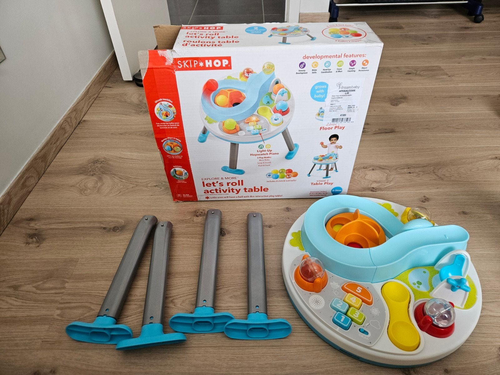 Skip Hop activiteitentafel, Enlèvement, Comme neuf