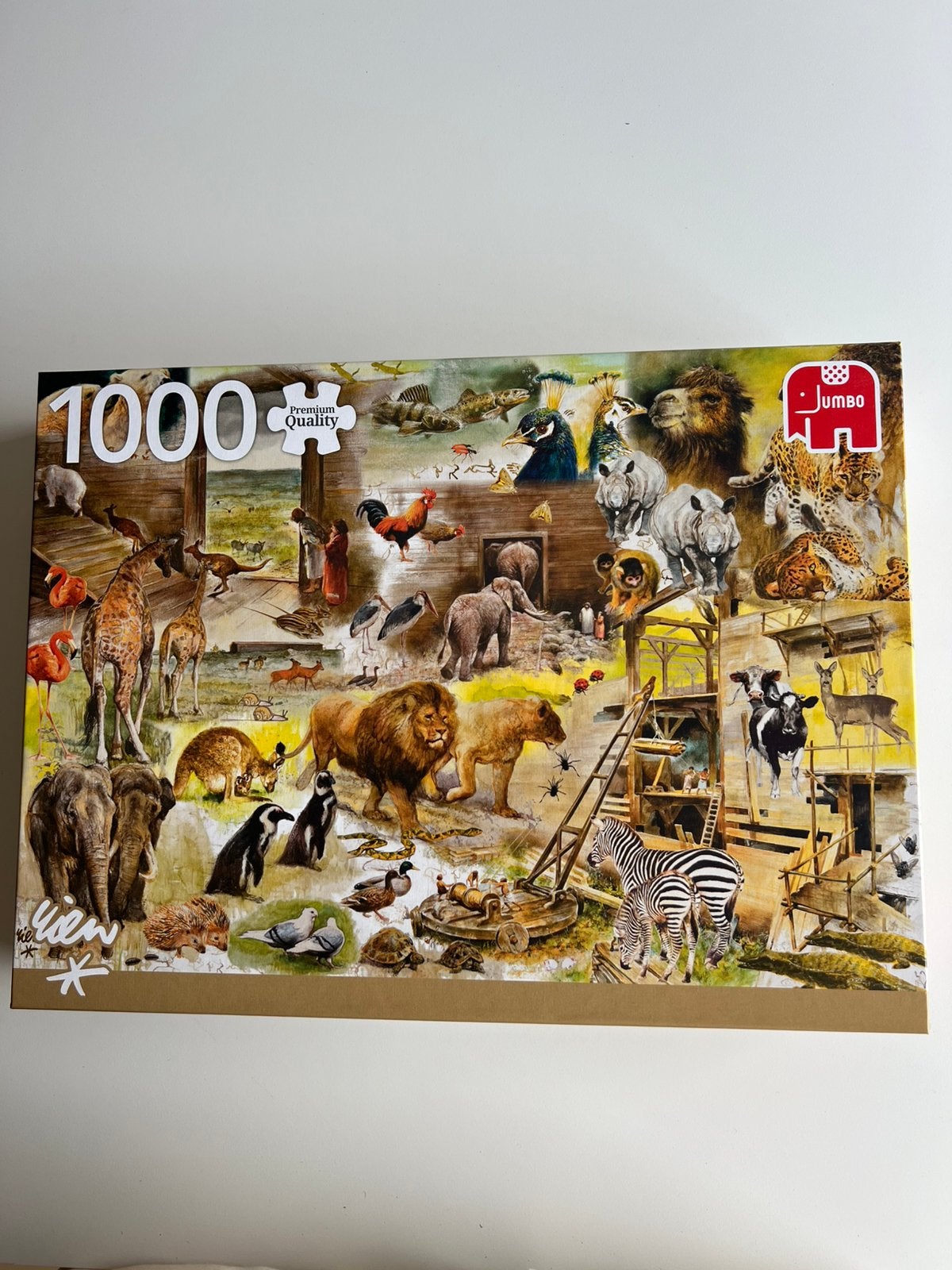 Arche de Noé Jumbo à construire 1000 pièces, Enlèvement, Comme neuf