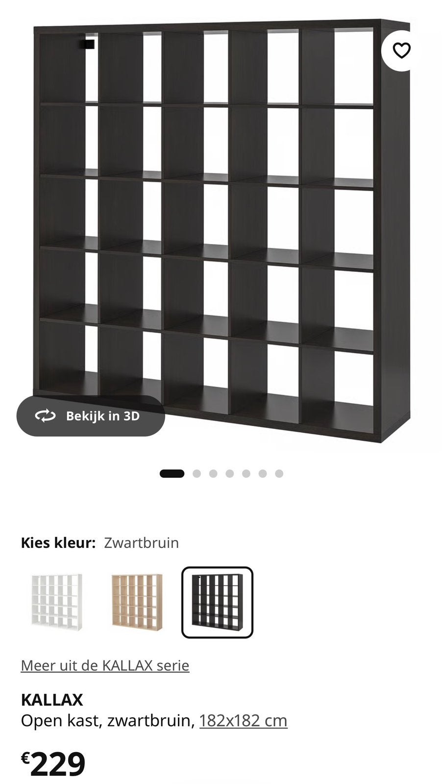 Boekenkast / Kallax, Enlèvement, Comme neuf