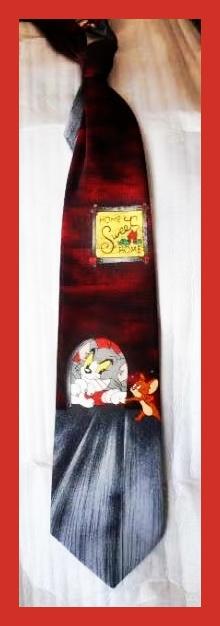TOM & JERRY : HOME SWEET HOME : UNIEKE Das Stropdas Necktie, Envoi