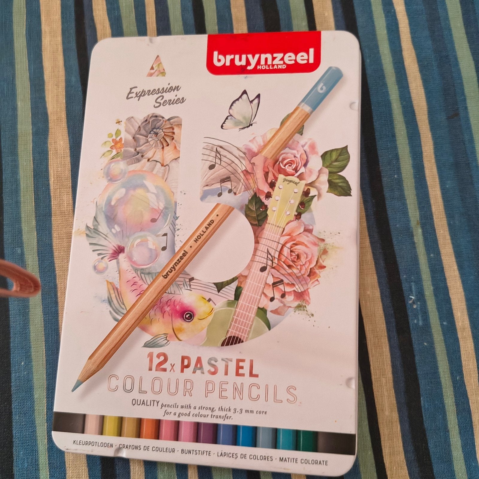 Bruynzeel 12 pastel kleurpotloden, Enlèvement, Neuf, Crayon ou Feutre