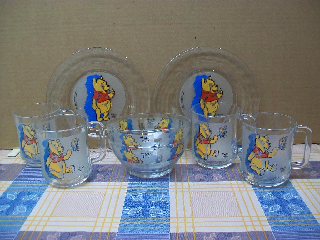 Winnie De Pooh Poeh - Disney - Soepkom Tas Bord Theetas, Verzamelen, Ophalen of Verzenden, Winnie de Poeh of vrienden, Gebruikt