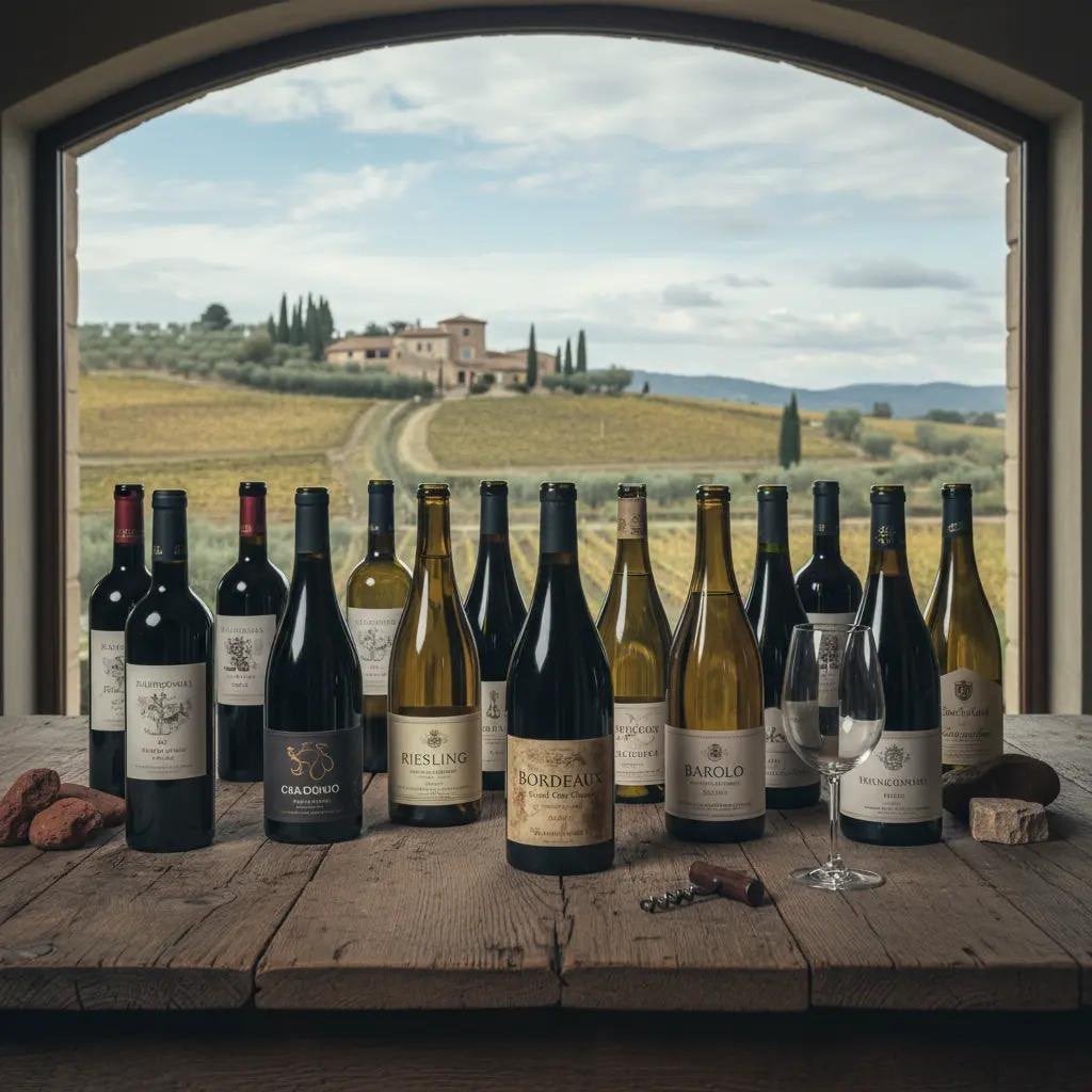 Lot de vins français et italiens, Collections, Enlèvement, Comme neuf, France, Vin rouge