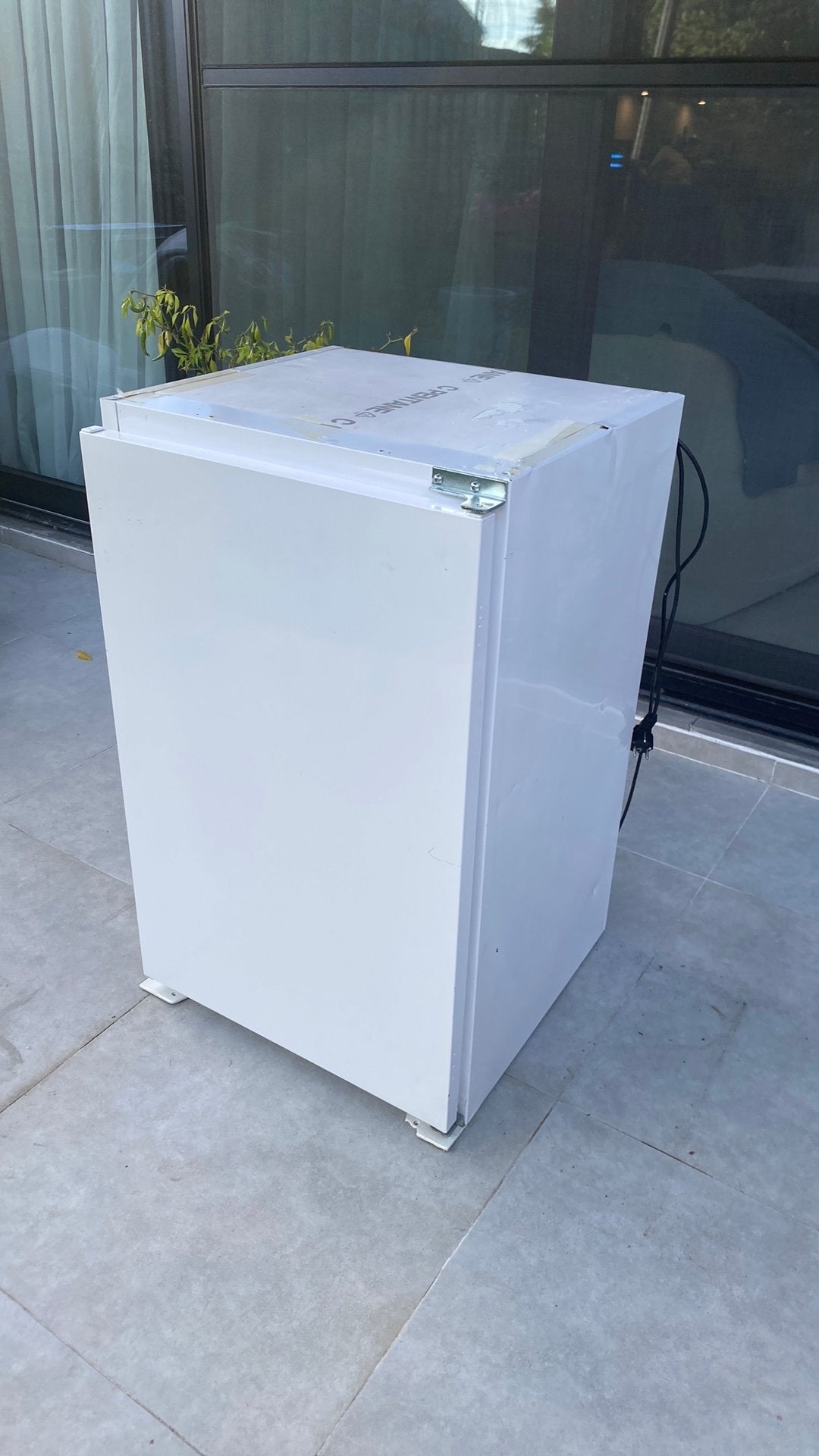 Mini-réfrigérateur Ikea avec réfrigérateur légèremen utilisé, Congélateur, 85 à 120 cm, Enlèvement, Utilisé