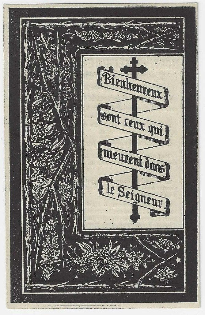 Marie Delcroix, Oeudeghien 1844 - Oeudeghien 1886, Ophalen of Verzenden, Bidprentje