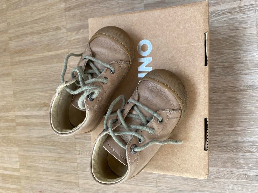 Chaussures de premier pas Naturino taille 21 - taupe, Enlèvement ou Envoi, Utilisé, Bottines