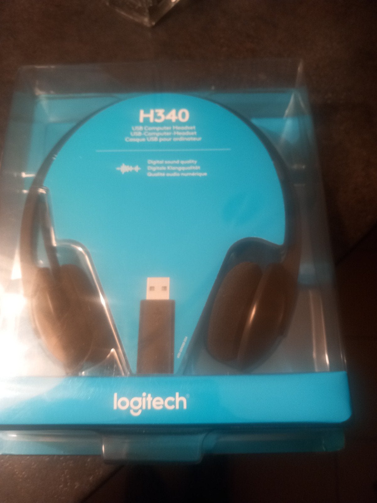 Logitech H340 USB, TV, Hi-fi & Vidéo, Enlèvement, Noir, Logitech, Microphone