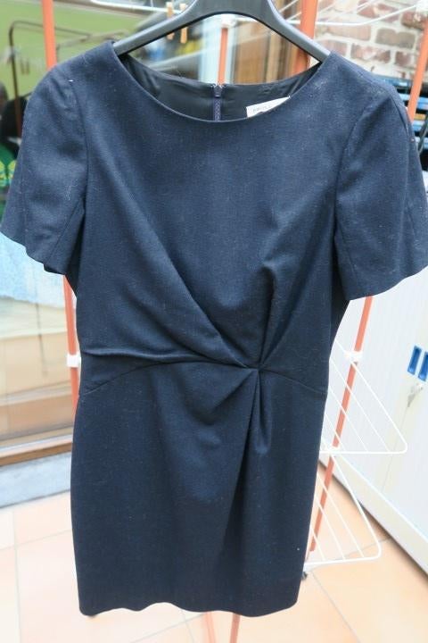 Kleedje donkerblauw wol korte mouw Paule Ka mt 38, Kleding | Dames, Maat 38/40 (M), Paule Ka, Blauw, Ophalen of Verzenden