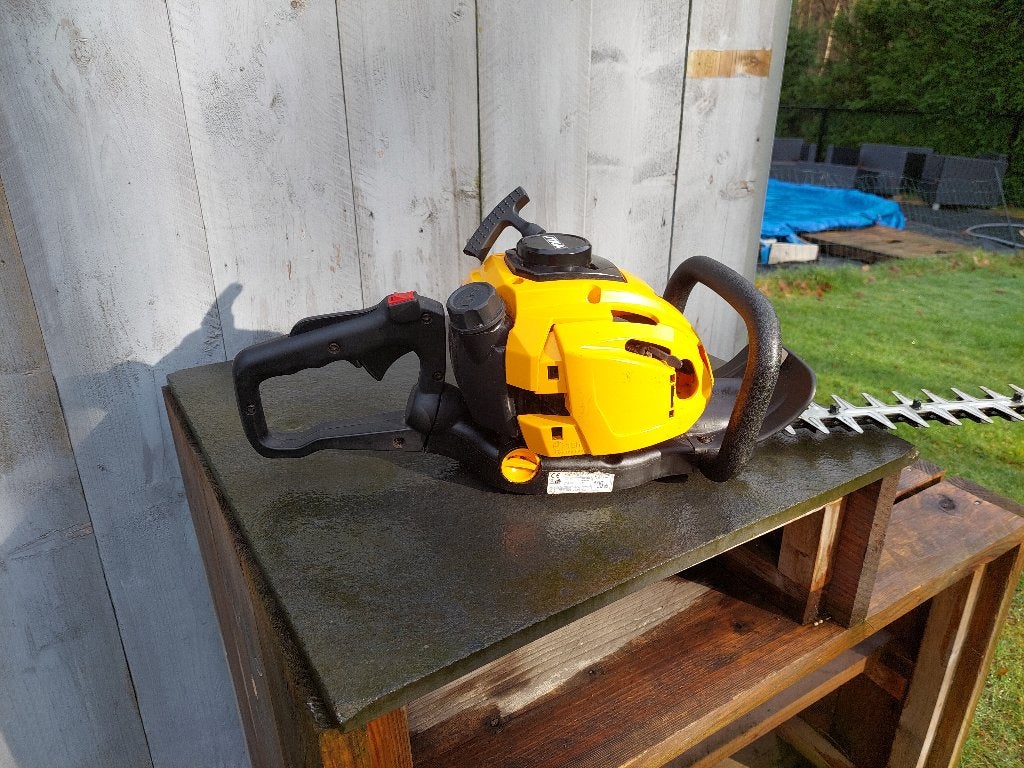 Stiga SHP 60 Benzine Heggenschaar, Tuin en Terras, Heggenscharen, Ophalen, Zo goed als nieuw, Benzine, Stiga