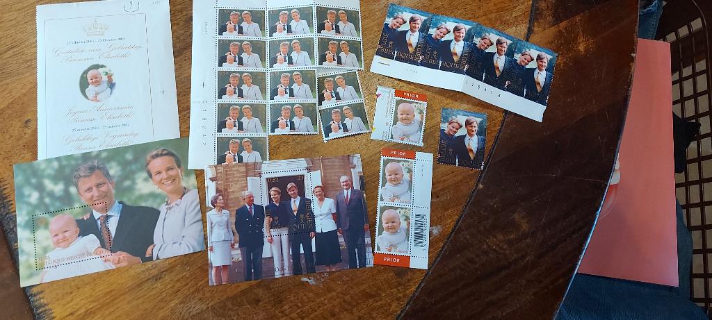 postzegels  Philip en Mathilde, Postzegels en Munten, Postzegels | Europa | België, Ophalen, Koninklijk huis, Frankeerzegel, Postfris