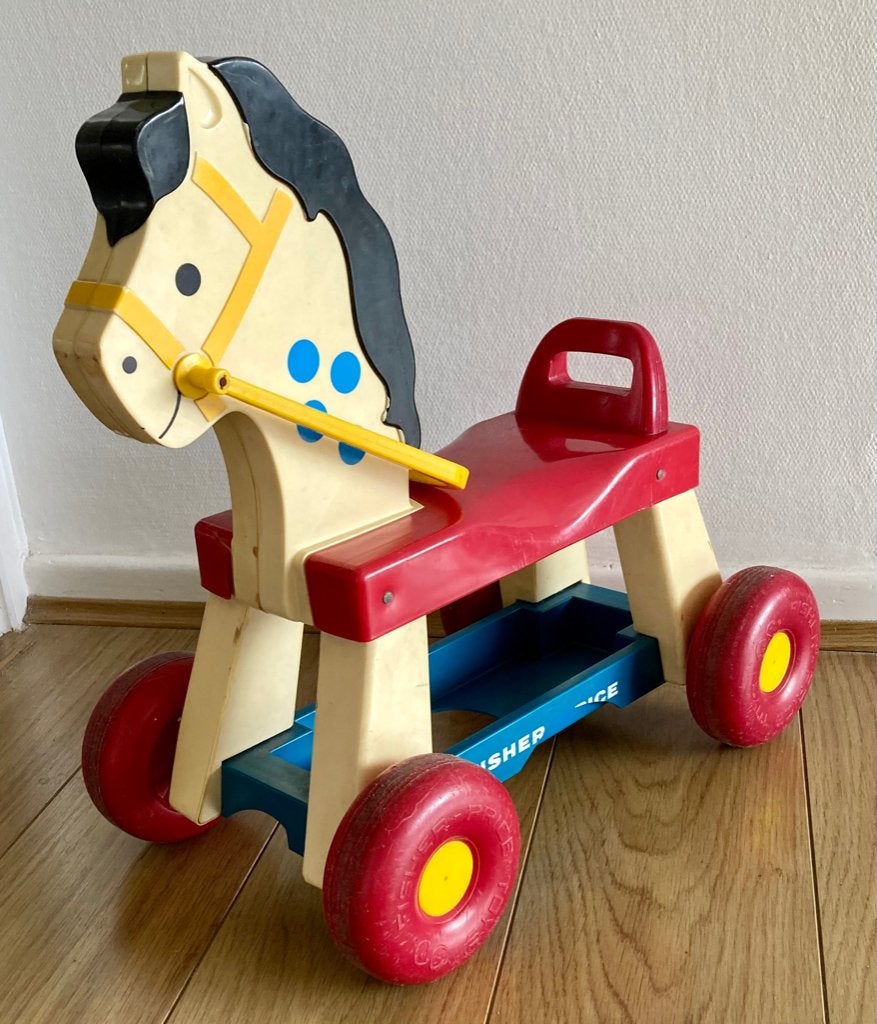 Cheval rouleur Fisher-price années 70, Enfants & Bébés, Enlèvement, Utilisé, Autres types