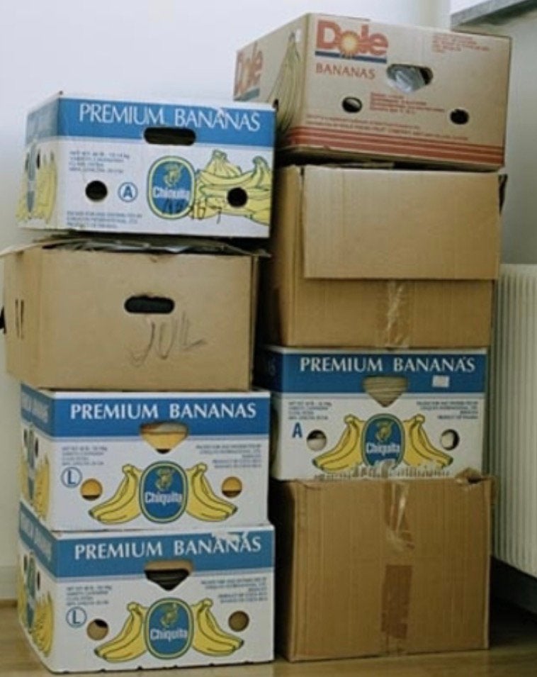 Bananendozen voor circulair gebruik/ verhuis, Doe-het-zelf en Bouw, Ophalen, Gebruikt, Doos
