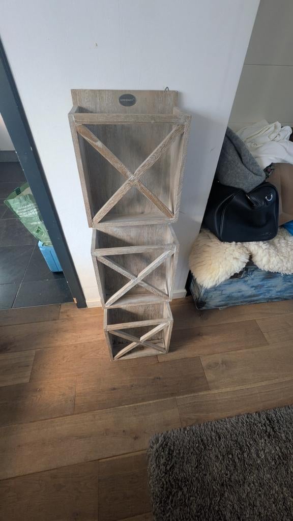 Vintage kranten houder, Huis en Inrichting, Kasten | Schoenenkasten, Ophalen of Verzenden
