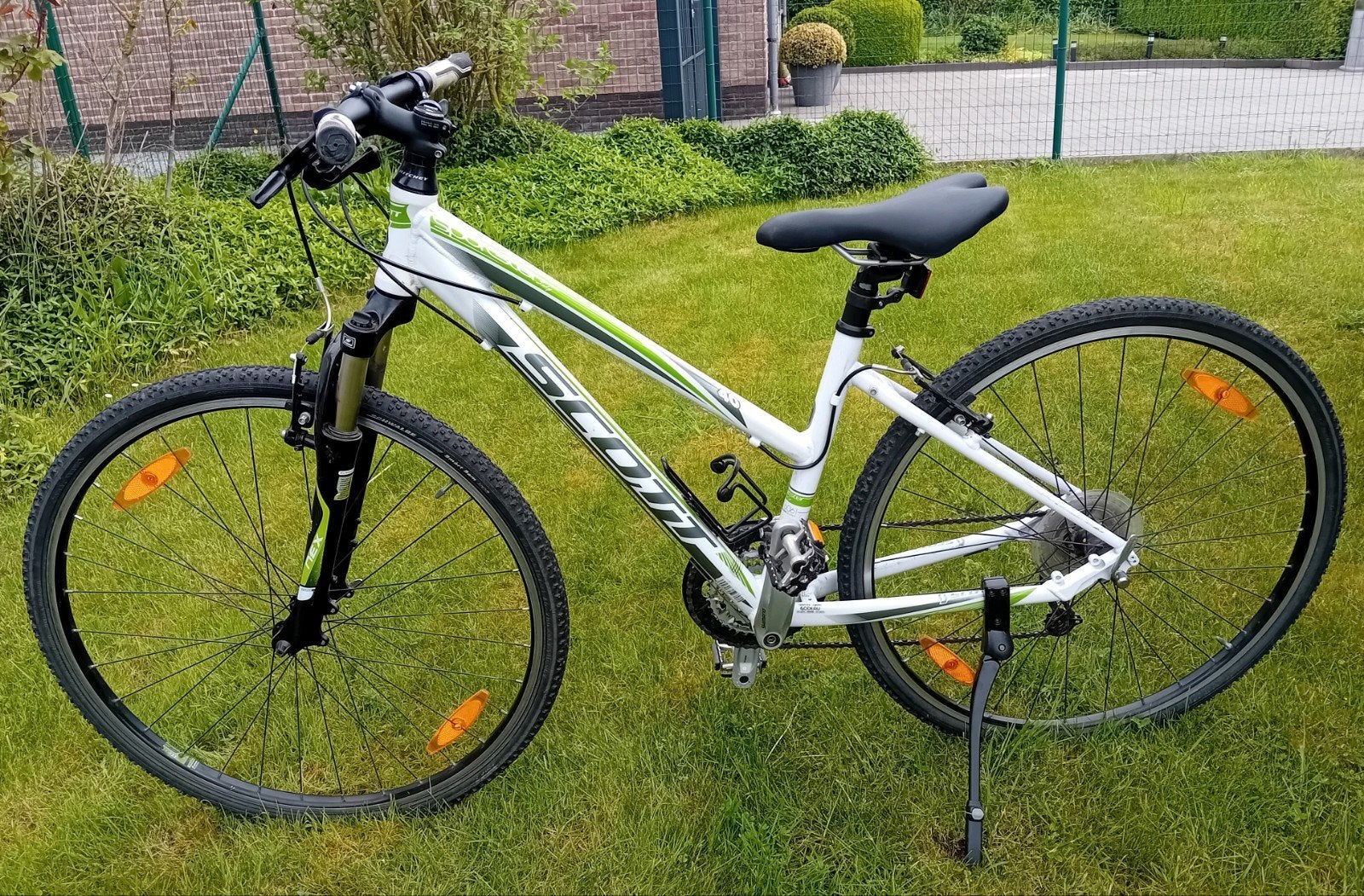 MTB alu Scott Sportster 28inch maat42 Small 27speed 🚴🏾‍♀️, Fietsen en Brommers, Ophalen, Cruiser, Velgrem, Aluminium