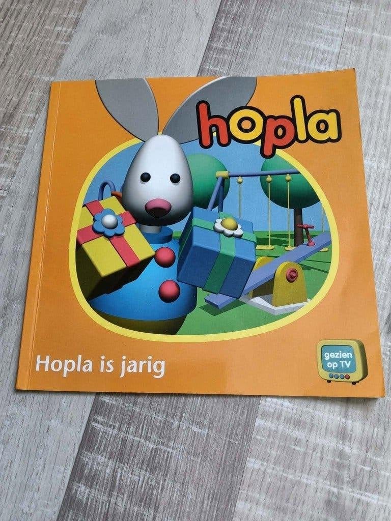 Boek / voorleesboek  Hopla is jarig, Enlèvement ou Envoi, Utilisé, 1 à 2 ans