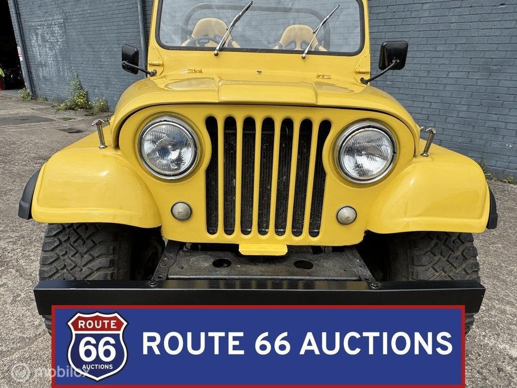 Jeep CJ5 | 1975 | Route 66 Auctions, Autos, Jeep, Achat, Entreprise, Boîte manuelle