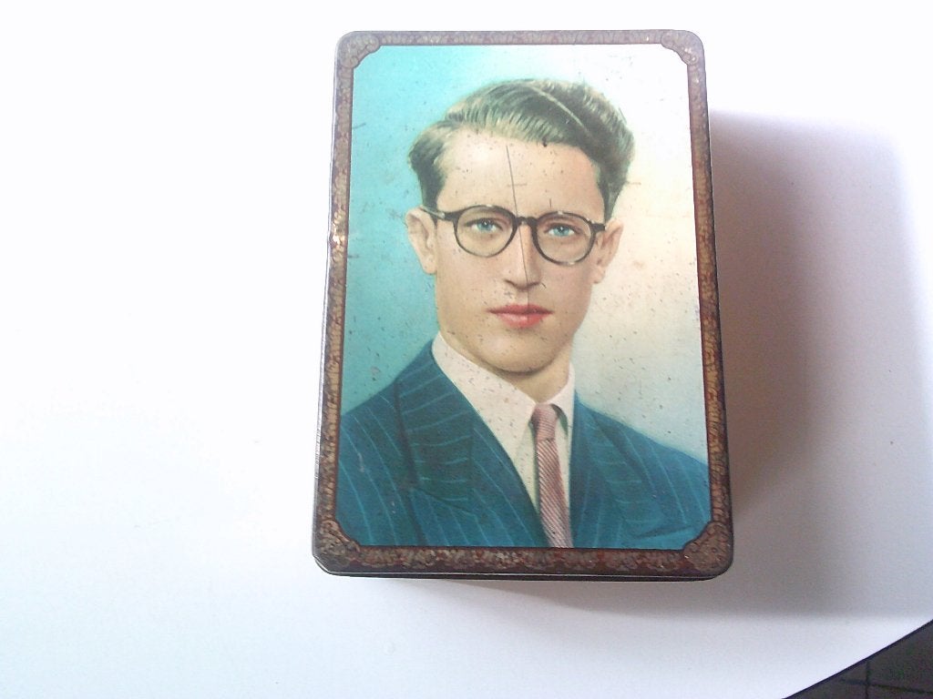 blikken doos boudewijn chocolade martougin ant, Ophalen, Gebruikt, Overige, Overige merken