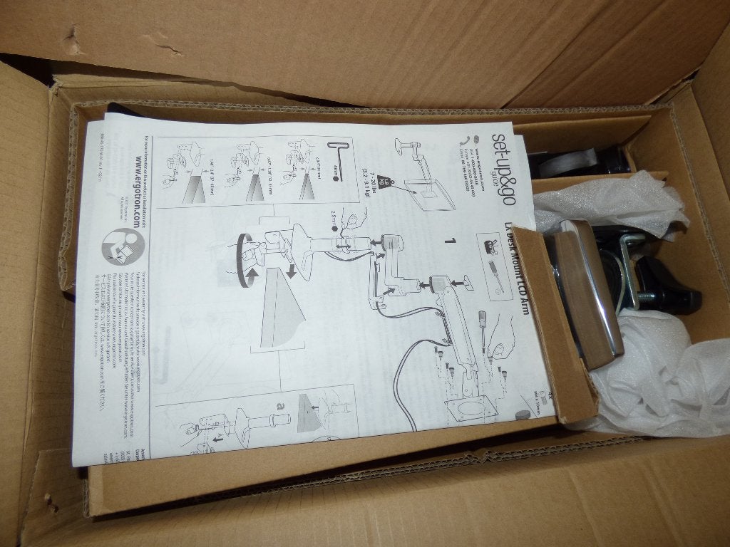 Support articulé pour moniteur (ou petite télévision), Enlèvement, Utilisé