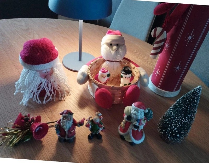 Set kerstartikelen. 10 stuks In zeer goede staat·Kerst, Ophalen