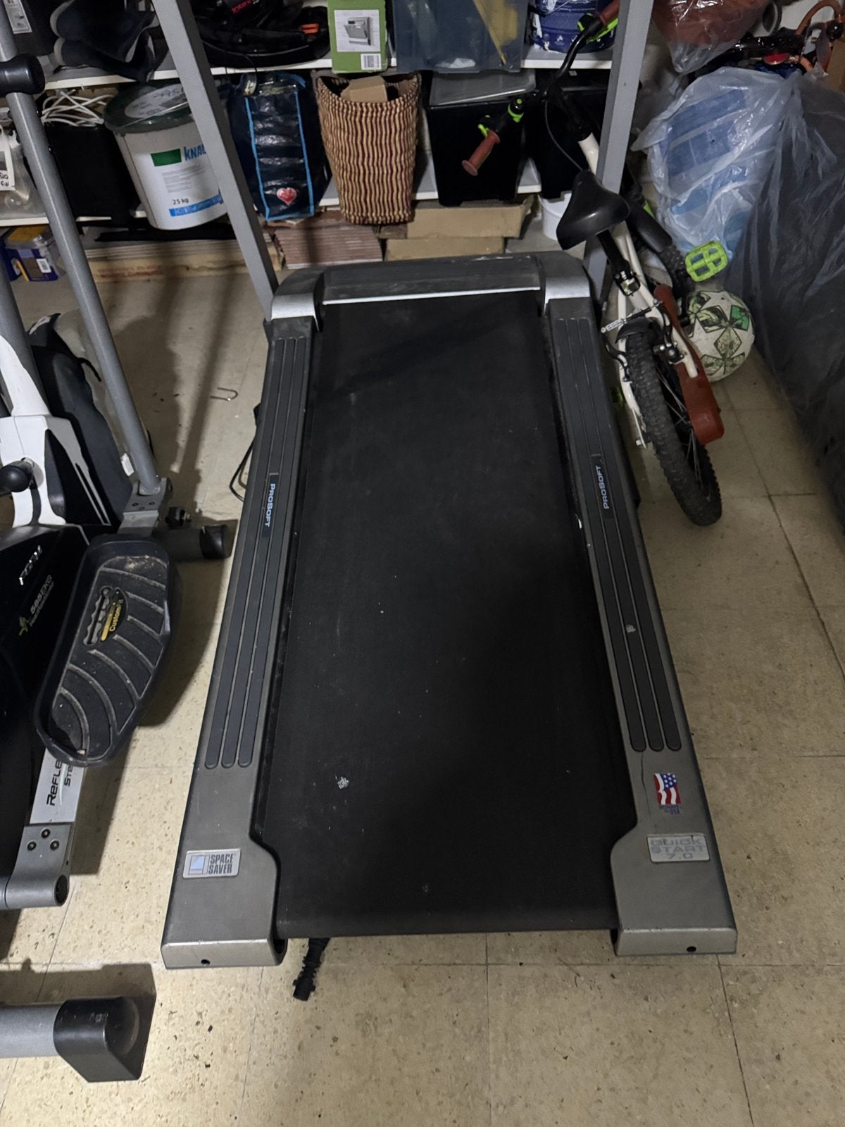 Tapis de course pro form  et vélo elliptique, Enlèvement, Comme neuf, Vélo elliptique