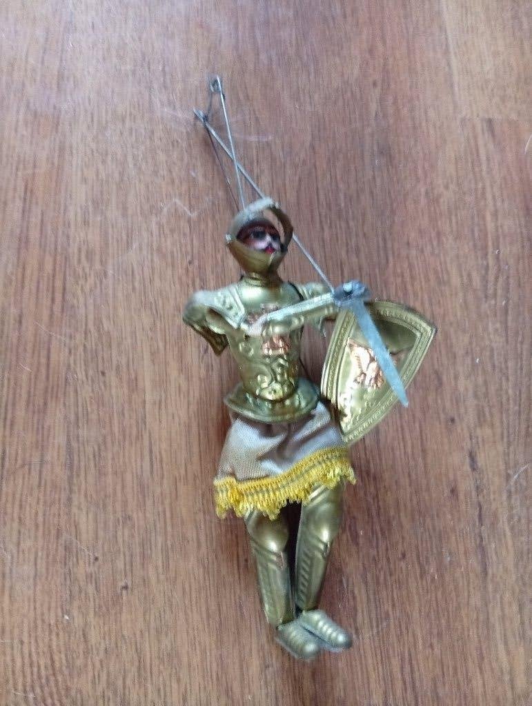 Marionnettes Sicilienne vintage format mini, Antiquités & Art, Enlèvement