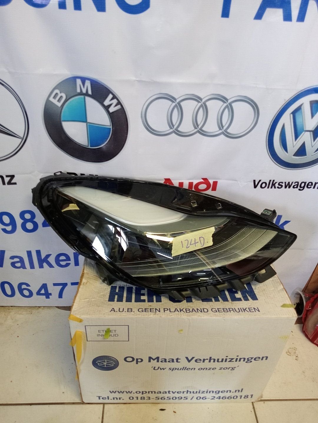 Koplamp Tesla Model 3Y Projector Matrix 151495300D Rechts, Gebruikt, -, Overige automerken, -