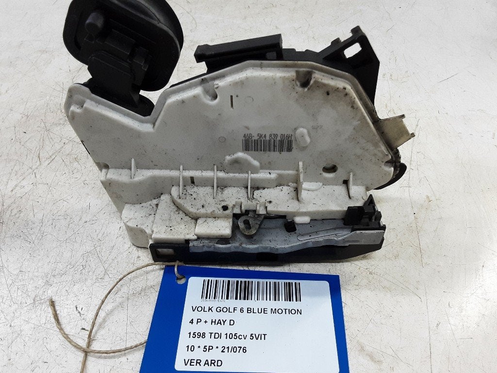 SERRURE DE PORTE ARRIÈRE DROITE Golf Plus (5M1 / 1KP), Autos : Pièces & Accessoires, Carrosserie & Tôlerie, Volkswagen, Arrière