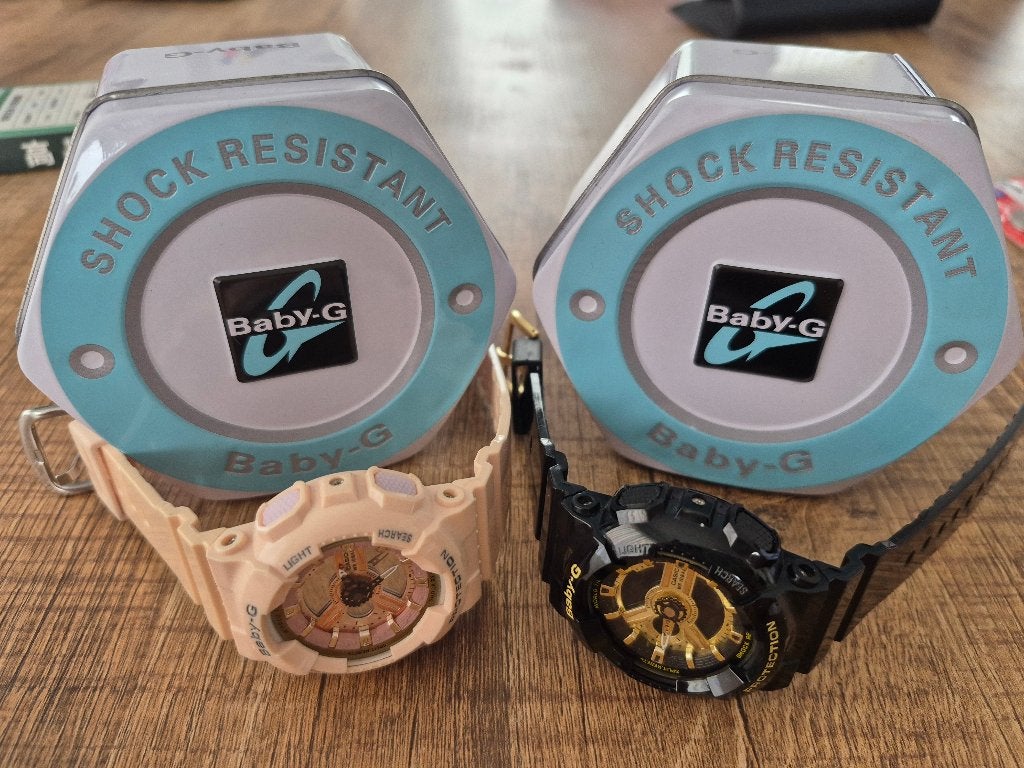 Deux Montres Casio G-shock ( Baby - G ) Neuve, Ophalen, Nieuw, Zwart, Jongen of Meisje