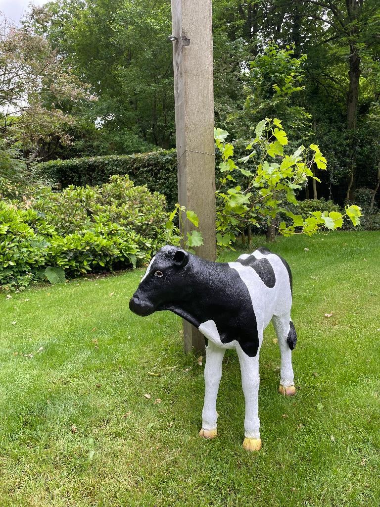 Veau, vache, ferme, pelouse, jardin, ferme, 90 cm, Enlèvement, Neuf, Synthétique, Animal
